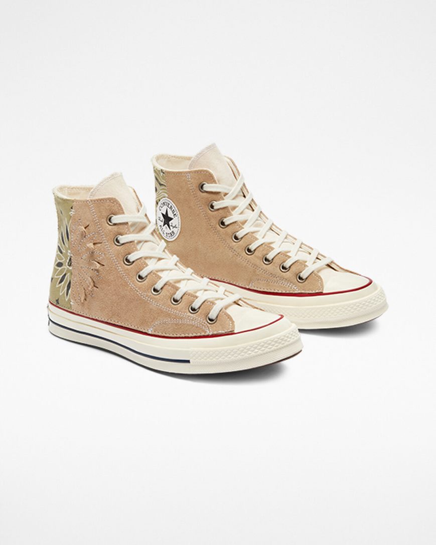 Tenisky Vysoke Converse Chuck 70 LTD Paisley Semisove Damske Béžové Hnede | SK GMBAU5